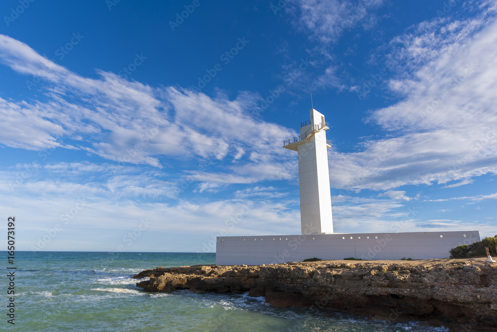 Alcocebre lighthouse (Castellon, Spain).