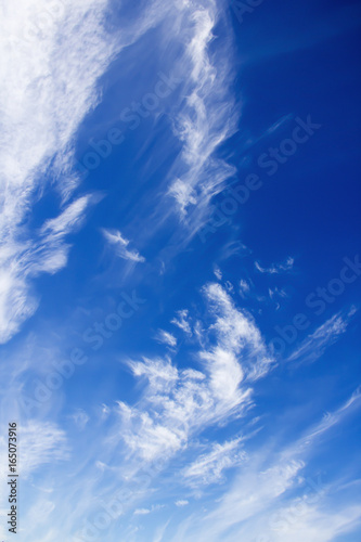Blue sky with Cirrus Clouds