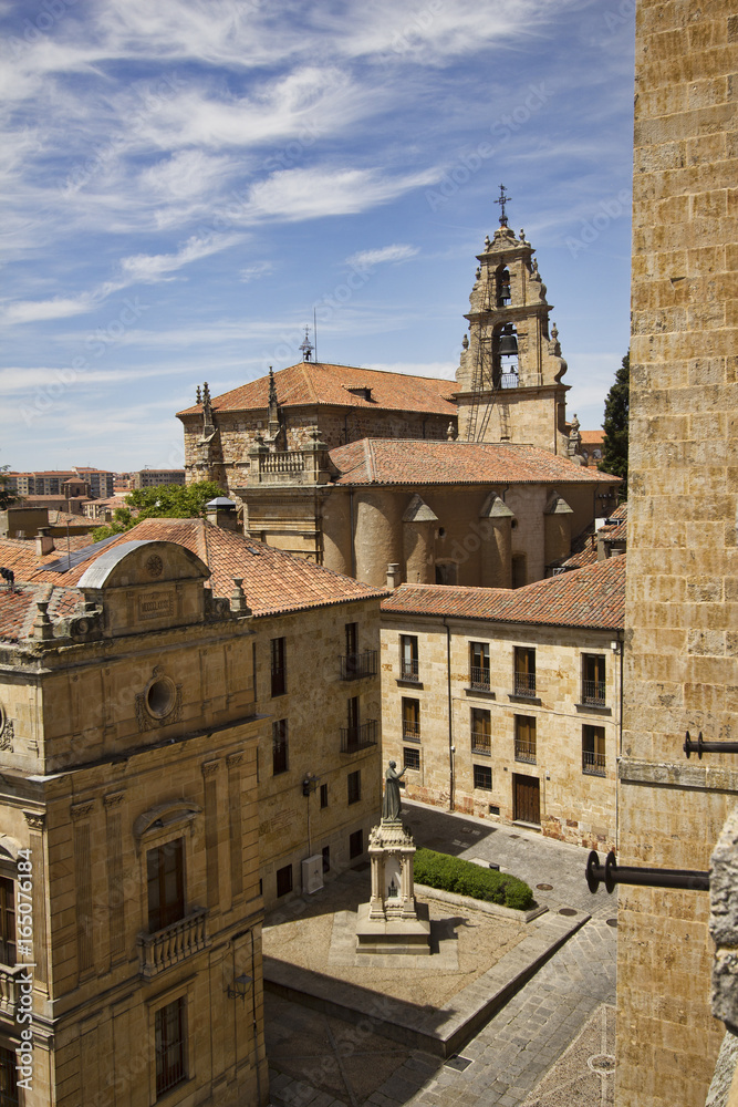 Historical buildings in Salamanca, Spain