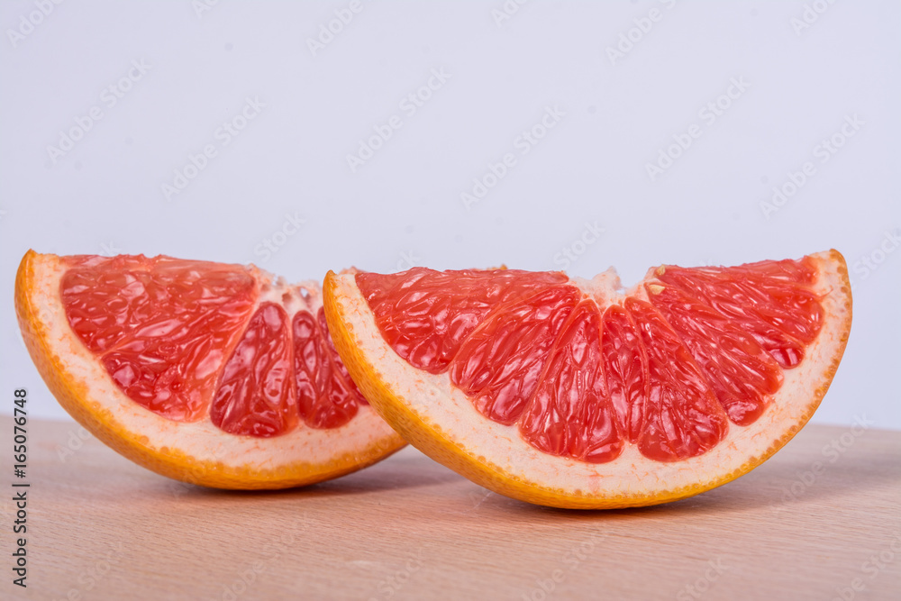 Fresh grapefruit slice Fresh grapefruit slice