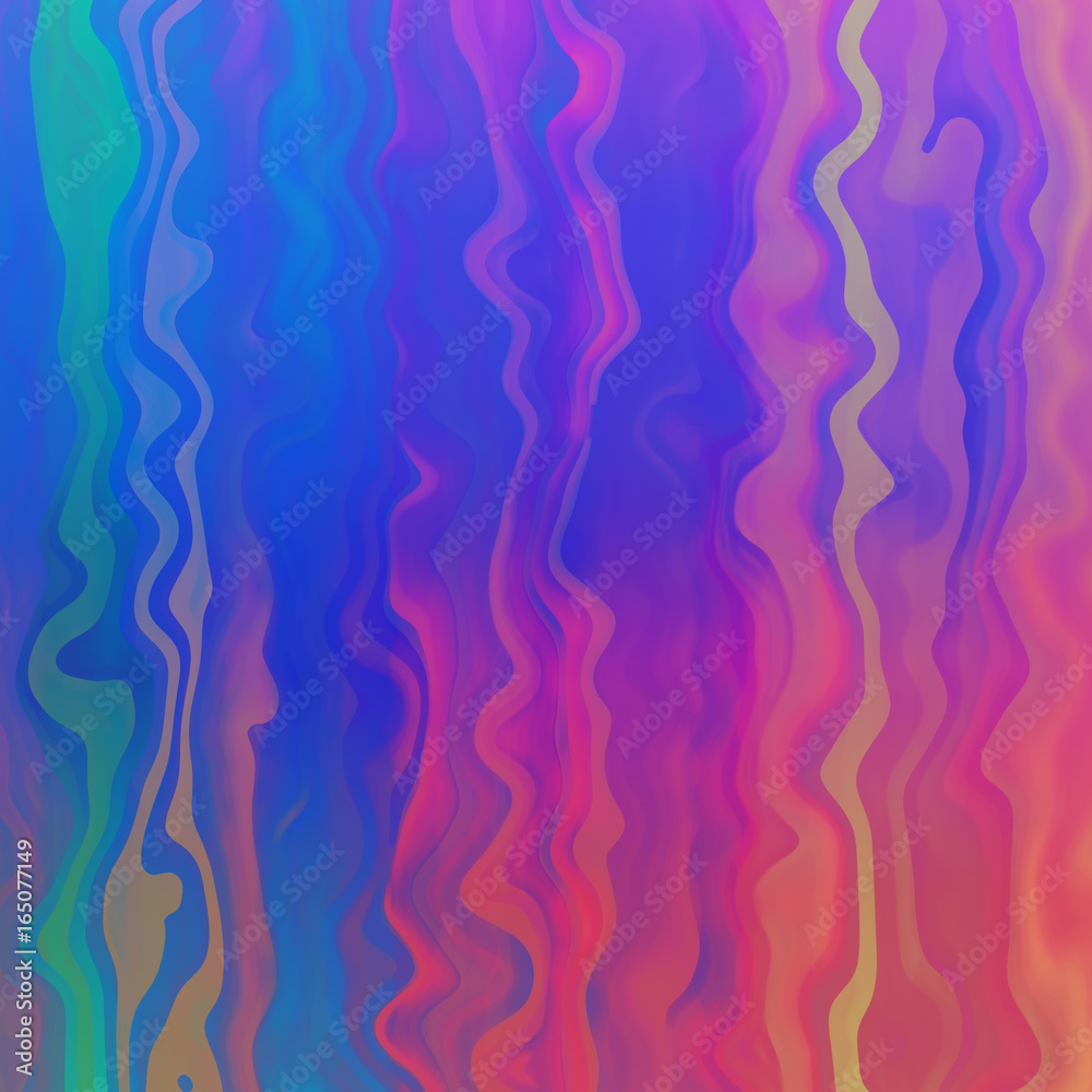 smooth uneven forms texture colorful background with blue pink orange colors