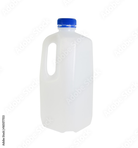 Plastic container / Plastic bottle container isolated on white background.