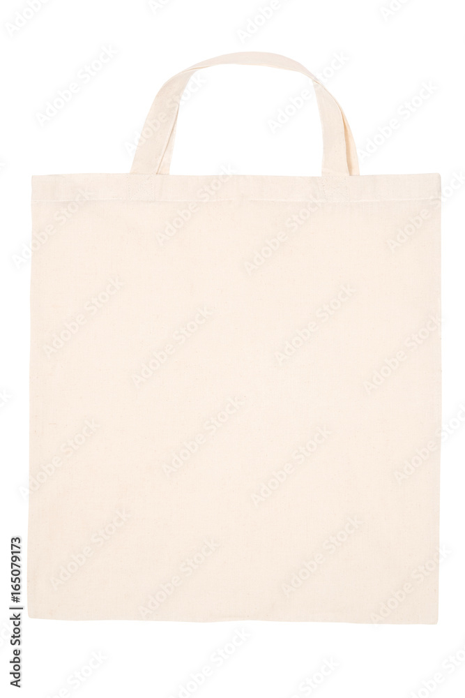 Tote bag isolated on white background Tote bag isolated on white background