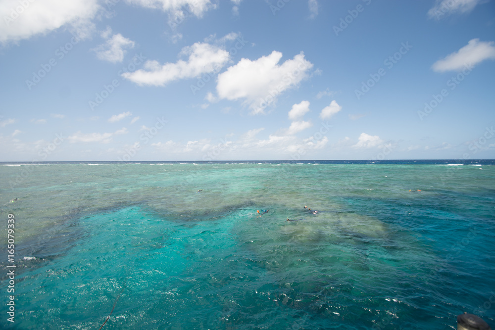 Fototapeta premium Coral reef Cairn Australia