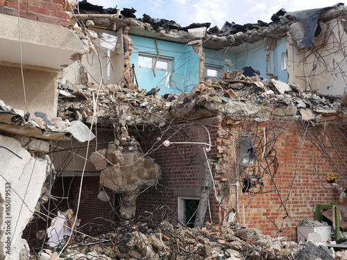 Part Demolished Building