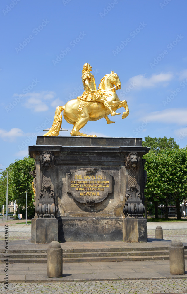 Goldener Reiter Statue Dresden