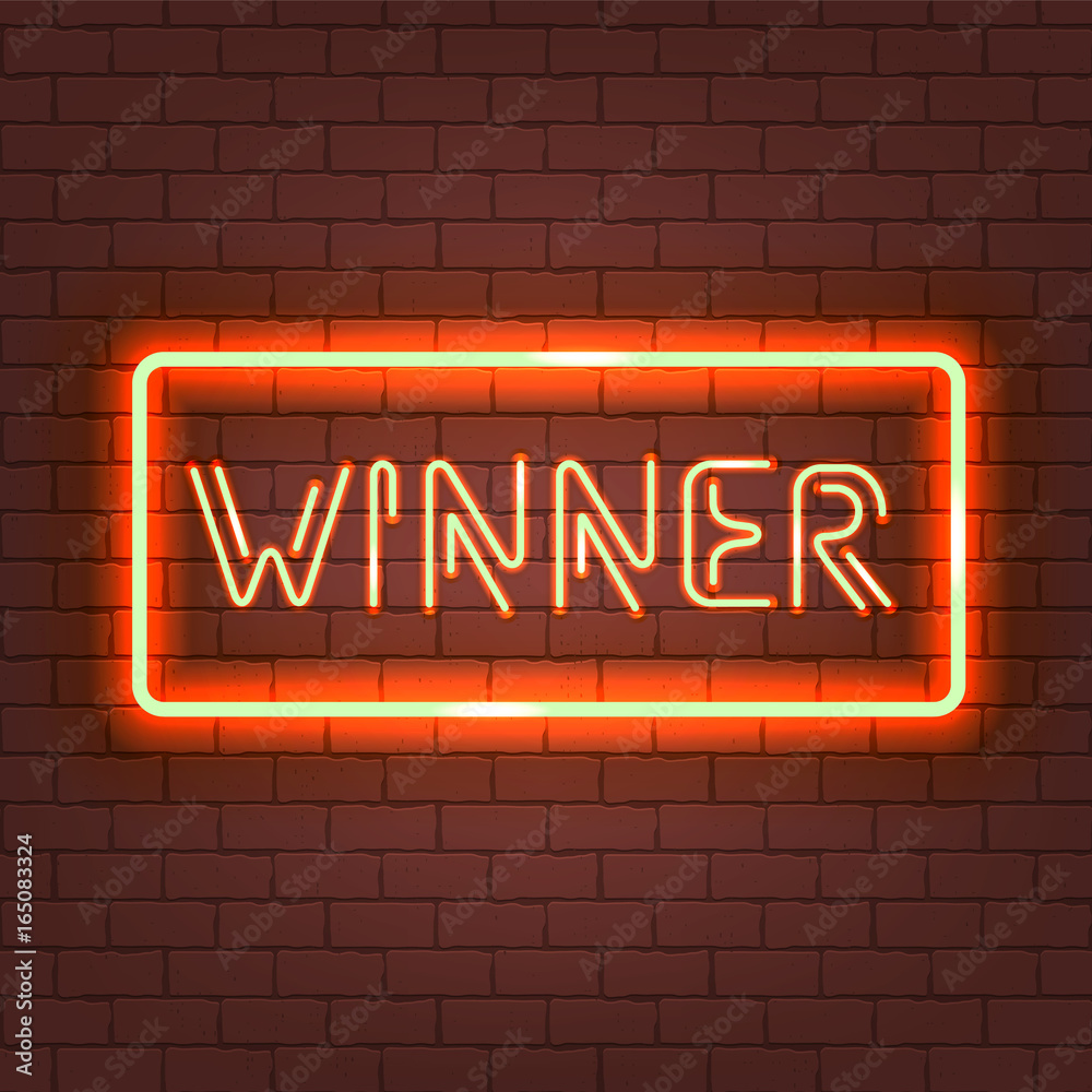 Winner concept light vector design Winner concept light vector design