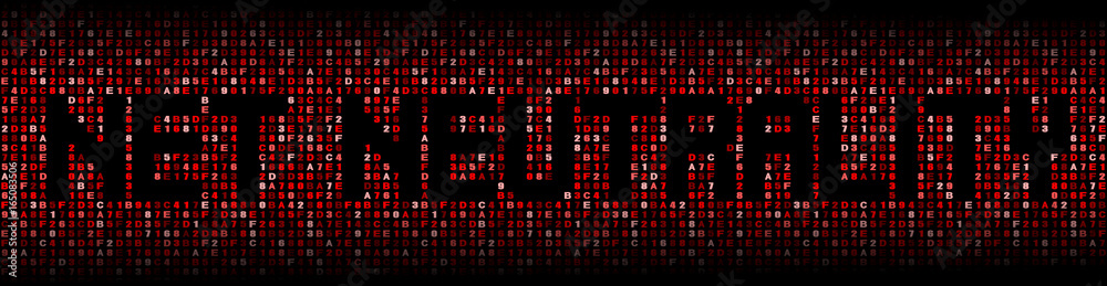 Net Neutrality text on hex code illustration