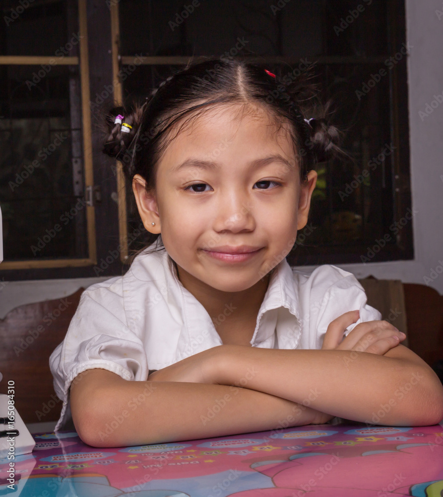 Close-up Portrait of young cute girl Close-up Portrait of young cute girl