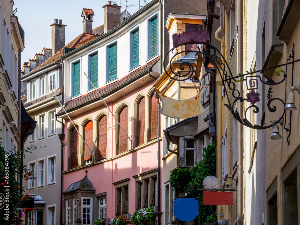 Obraz premium Impressionen aus Innsbruck, Hausfassaden