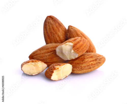 almond isolated on white background