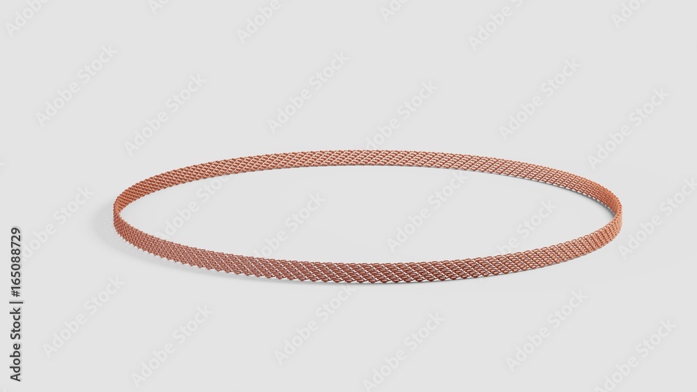 Close up shot of redbracelet 3d illustration Close up shot of redbracelet 3d illustration