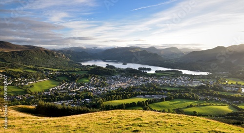 Keswick and Derwent water