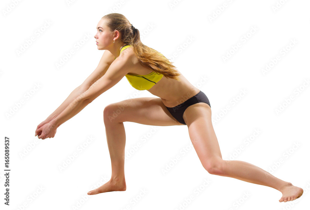 Girl beach volleyball player (ver without ball) Girl beach volleyball player (ver without ball)
