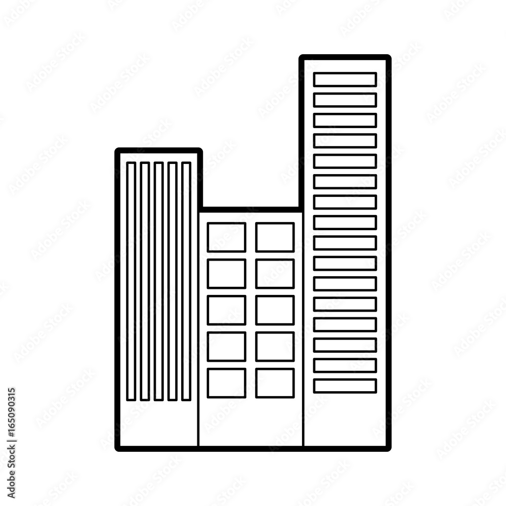 buildings cityscape scene icon vector illustration design buildings cityscape scene icon vector illustration design