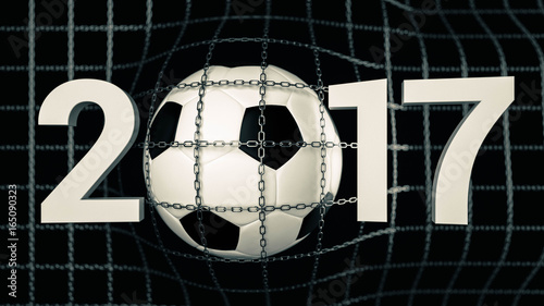 year of 2017 and soccer ball