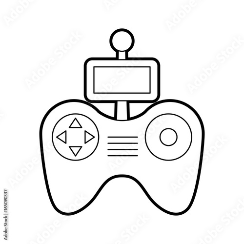 Drone remote control icon vector illustration design
