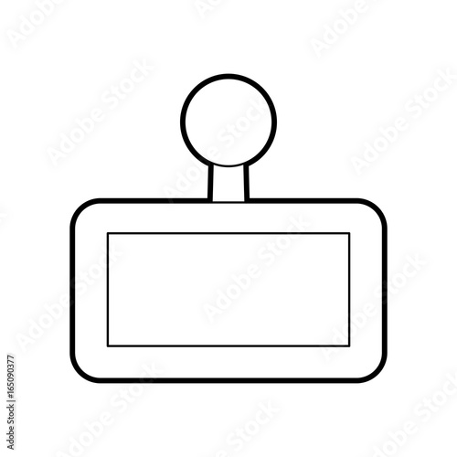 Drone remote control icon vector illustration design