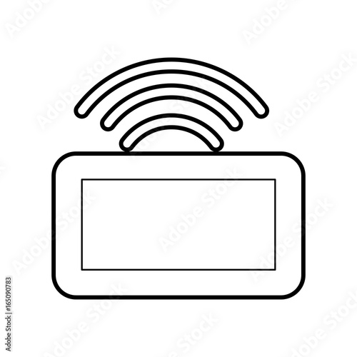 Drone remote control icon vector illustration design