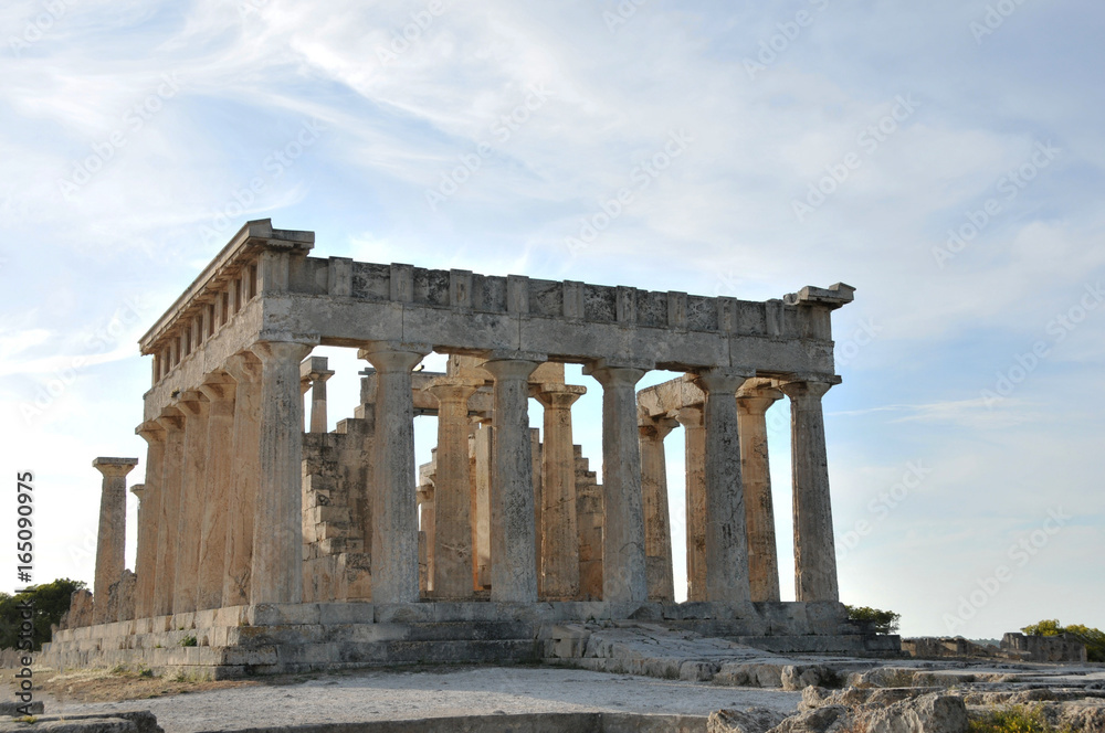 Temple de Aphaia sur l'ile d'Egine