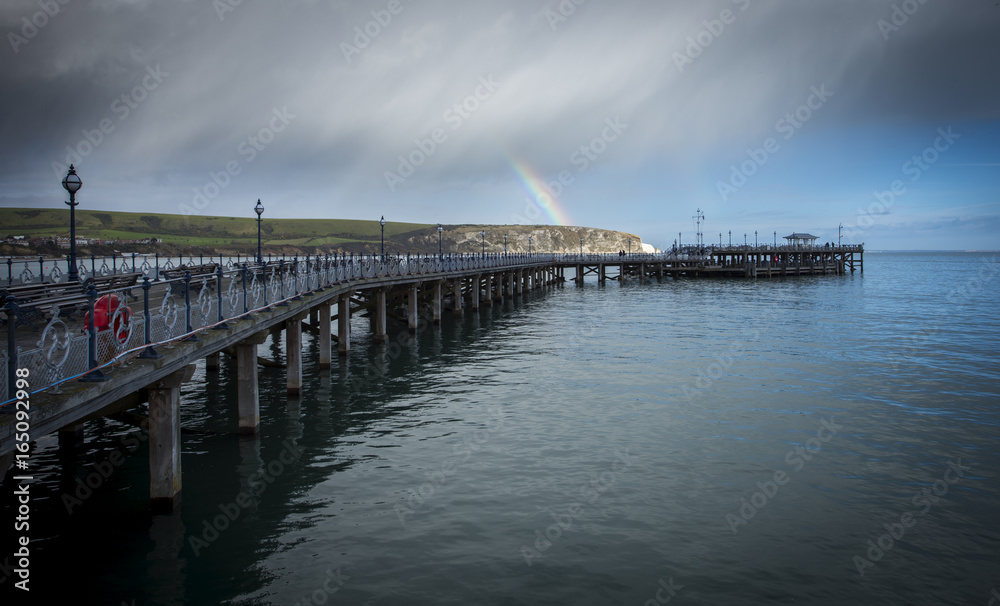The new pier at Swanage in Dorset.