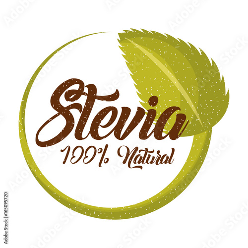 Stevia natural sweetener icon vector illustration design graphic