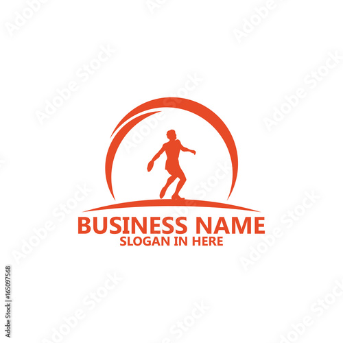 Throw Discs Logo Template Design