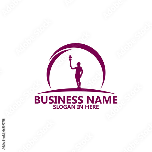 Torchbearer Logo Template Design