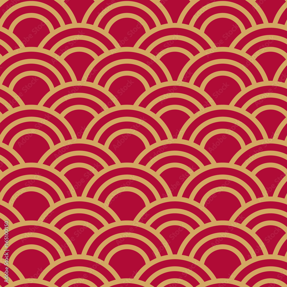 Seamless wave japanese pattern Seamless wave japanese pattern