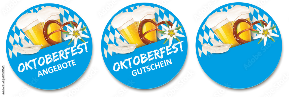 Oktoberfest Button Set - Angebote / Gutschein 