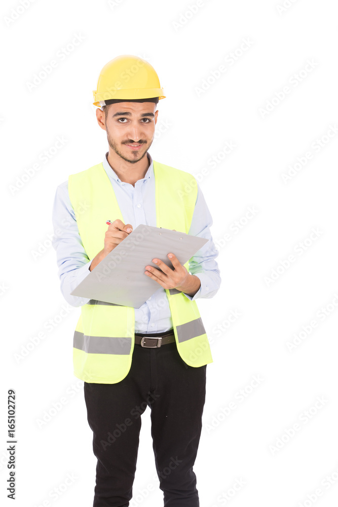 Smiling young engineer Smiling young engineer