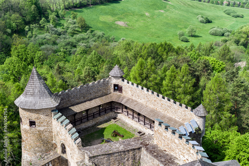Fototapeta premium The Lubovna castle, Slovakia