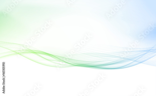 Refreshing spring speed swoosh lines border layout. Abstract bright light futuristic cool curve smoke wave background