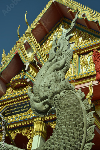 Buddhistische Tempel in Nakhon Phanom, Thailand an der Grenze zu Laos