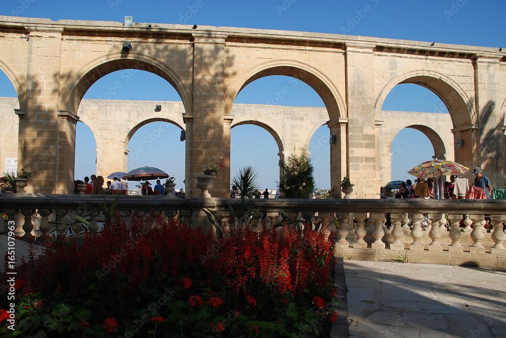 Upper Barrakka Gardens in Valletta