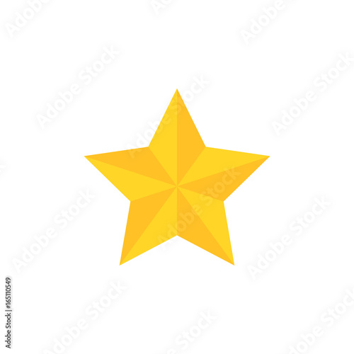 Sign Star.  Vector illustration.