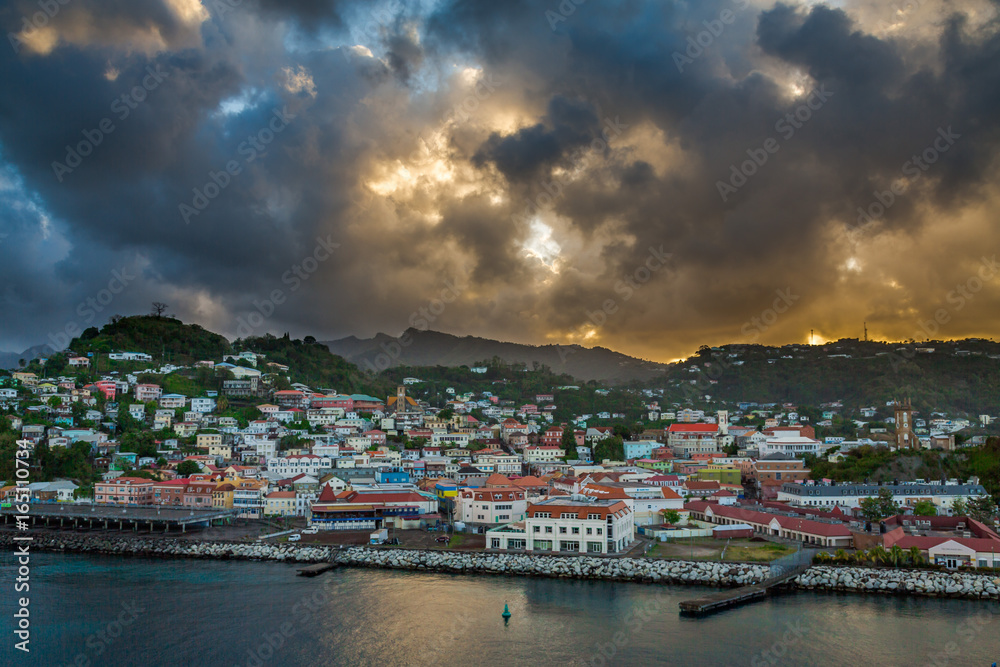 Sunrise in Grenada