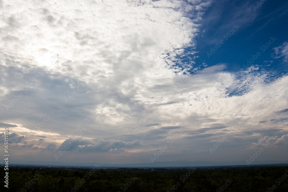 colorful dramatic sky with cloud at sunset colorful dramatic sky with cloud at sunset