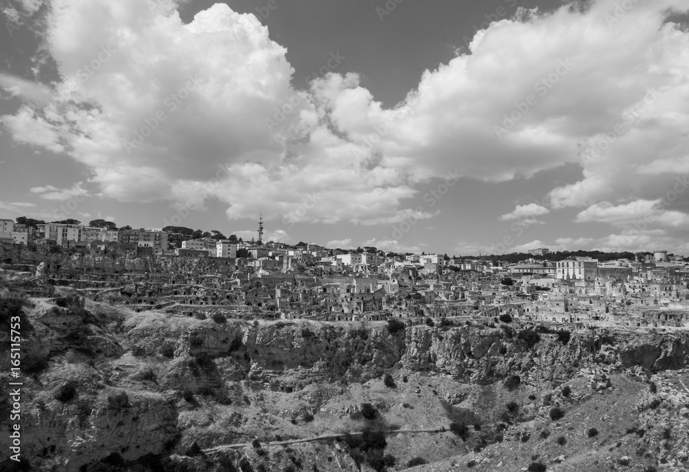Matera (Basilicata) - The historic center of the wonderful stone city of southern Italy, a tourist attraction for the famous Matera (Basilicata) - The historic center of the wonderful stone city of southern Italy, a tourist attraction for the famous