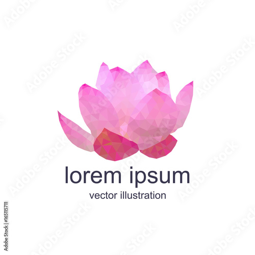 polygonal lotos flower