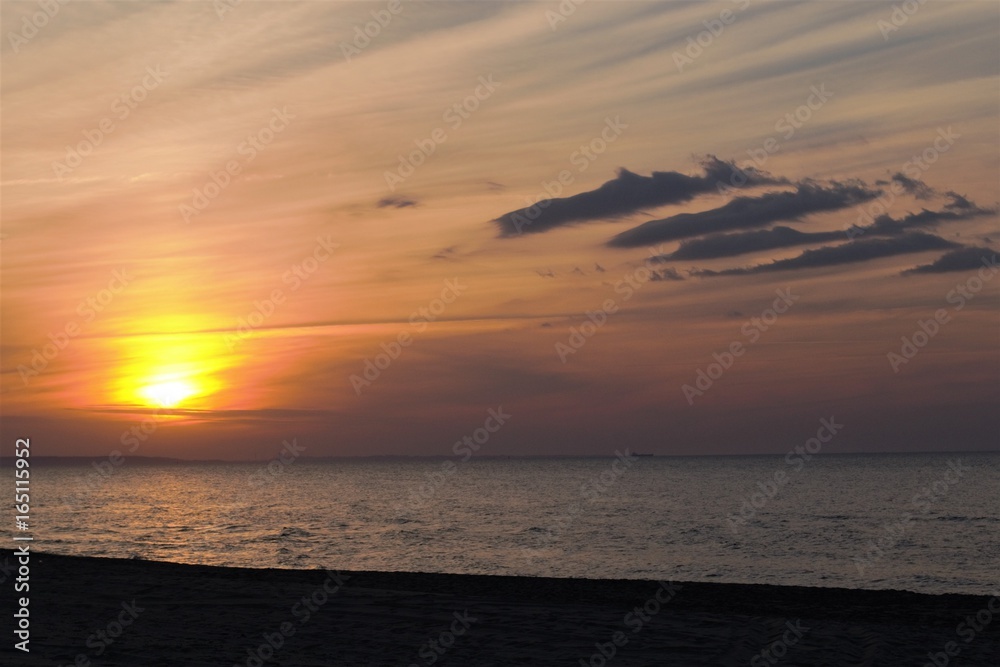 Fototapeta premium закат на море 