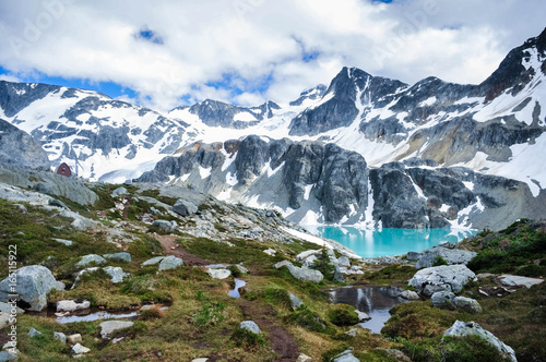 Wedgemount lake, Whistler, British Columbia, Canada - July 2017