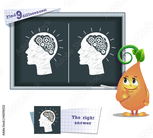 game find 9 differences brain