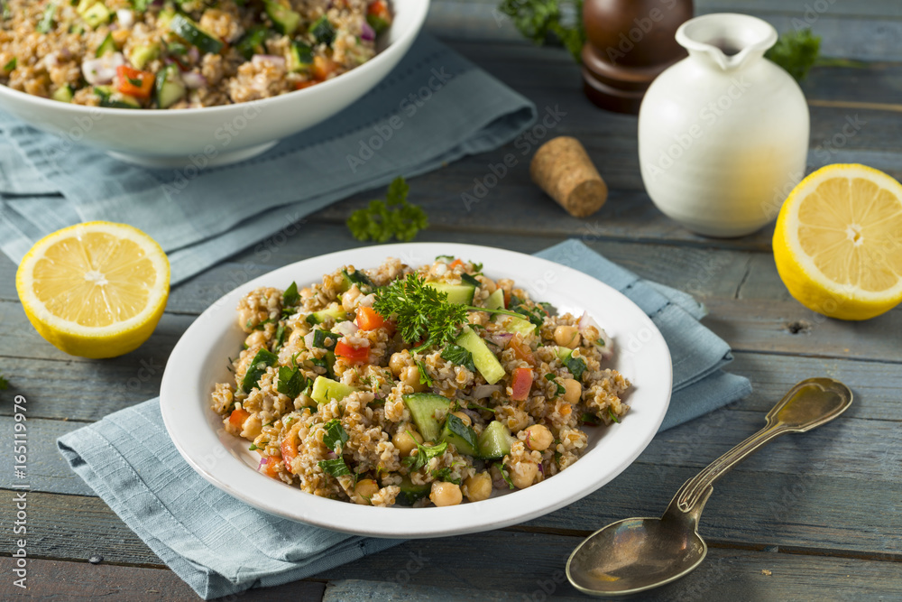 Homemade Bulgar Wheat Salad Homemade Bulgar Wheat Salad