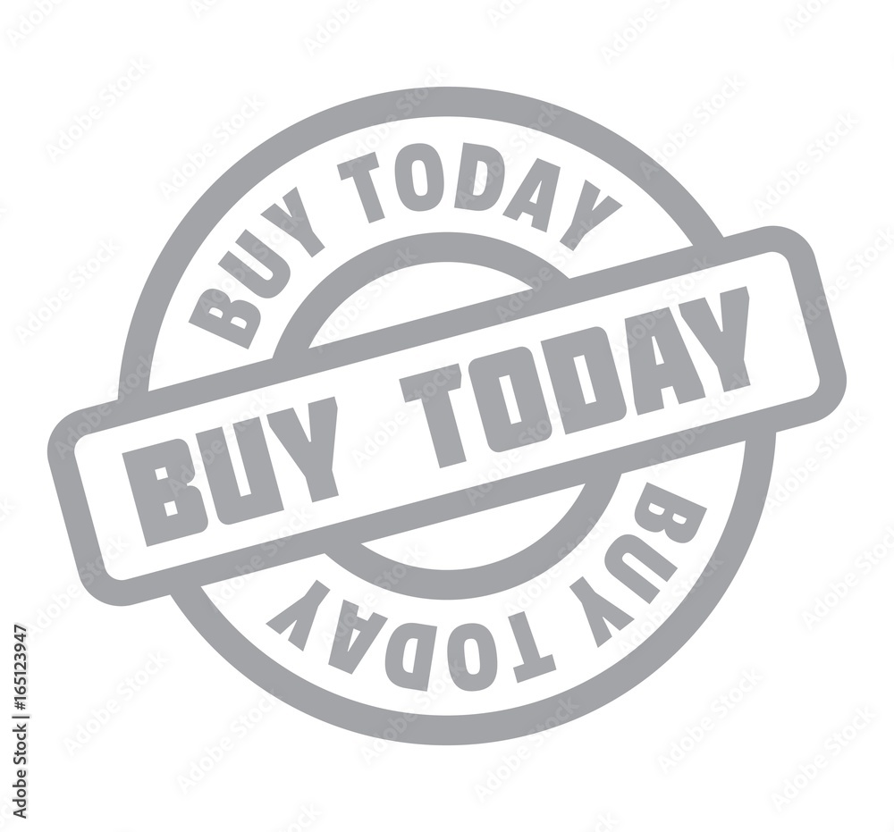 Buy Today rubber stamp. Grunge design with dust scratches. Effects can be easily removed for a clean, crisp look. Color is easily changed. Buy Today rubber stamp. Grunge design with dust scratches. Effects can be easily removed for a clean, crisp look. Color is easily changed.