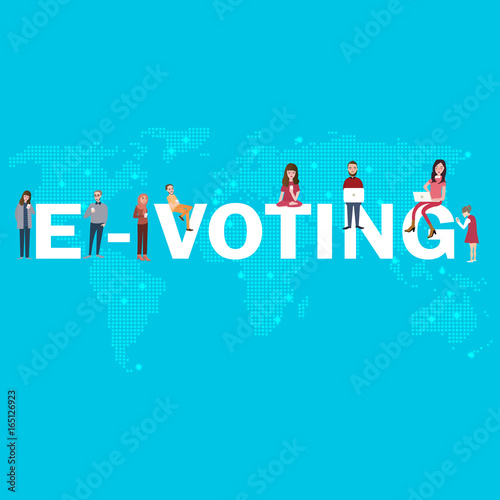 e-voting online poll electronic election internet digital democracy for young people