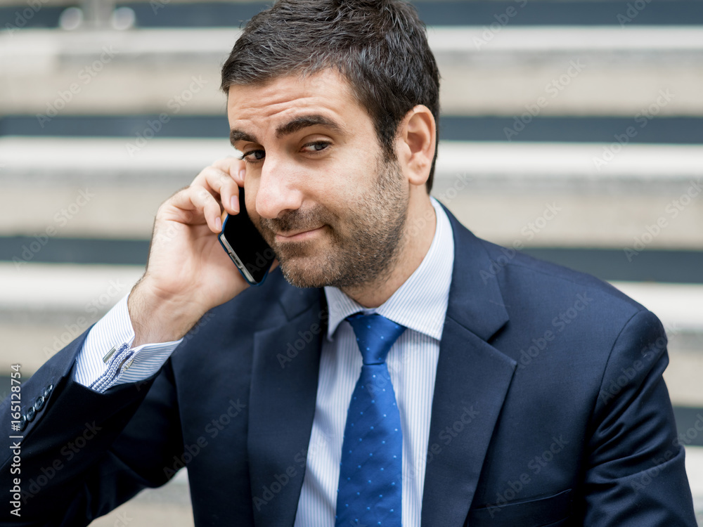 Portrait of handsome businessman outdoor Portrait of handsome businessman outdoor