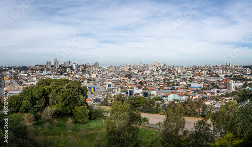 Panoramic Aerial view of Caxias do Sul City - Caxias do Sul, Rio Grande do Sul, Brazil © diegograndi