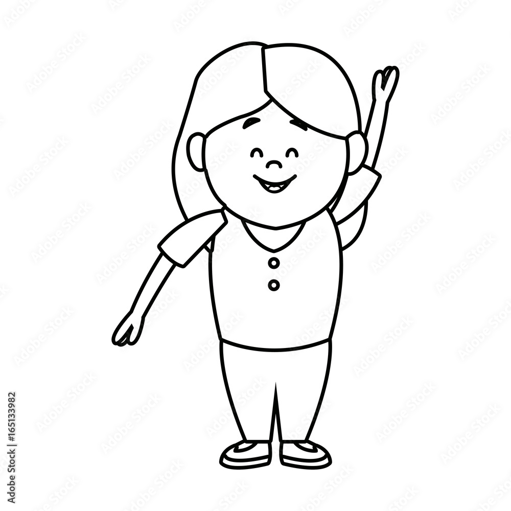 woman adult character standing people on white background woman adult character standing people on white background