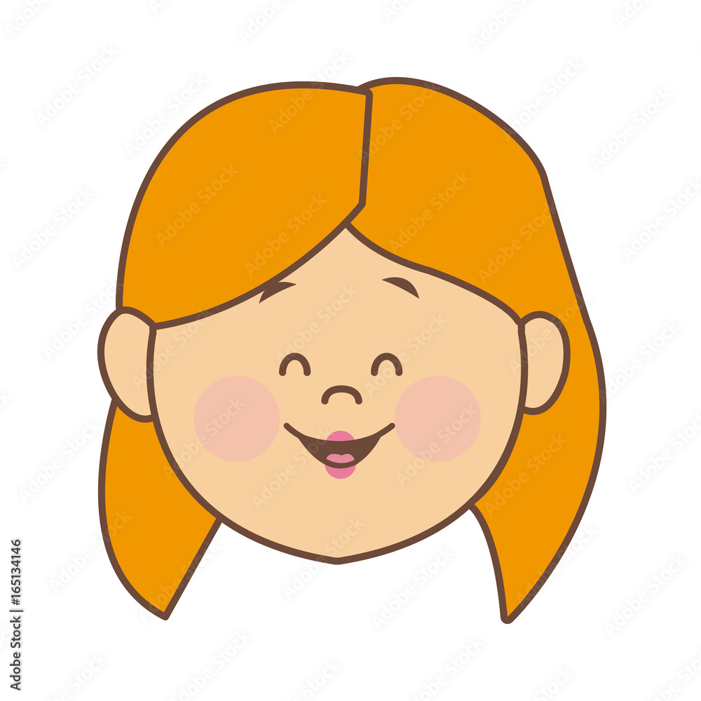 woman young expression avatar face woman young expression avatar face